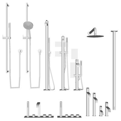 卫浴金属淋浴花洒龙头