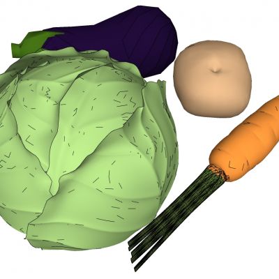 蔬菜圆白菜萝卜马铃薯土豆洋芋茄子