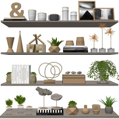 现代饰品摆件隔板饰品