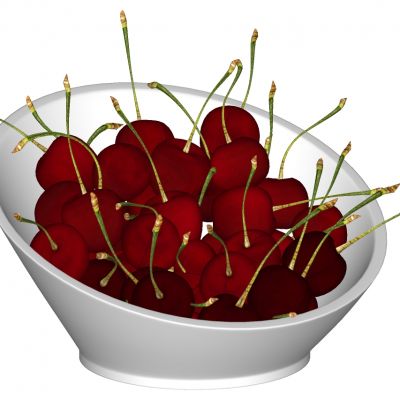 水果樱桃车厘子果盘果篮