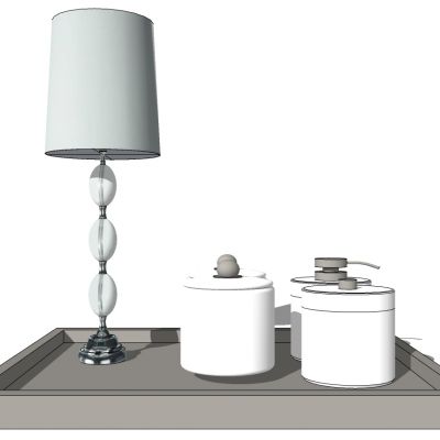 台灯卫浴用品组合