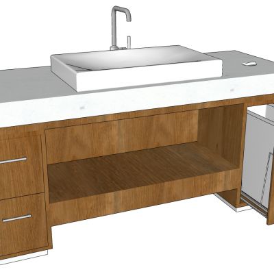 民宿现代简约洗手台