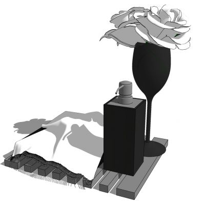 北欧现代卫浴用品组合