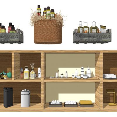 化妆品展柜摆件