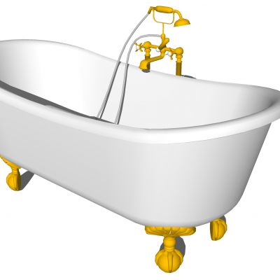 欧式美式法式开放独立浴缸