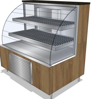 现代商场展示架展柜