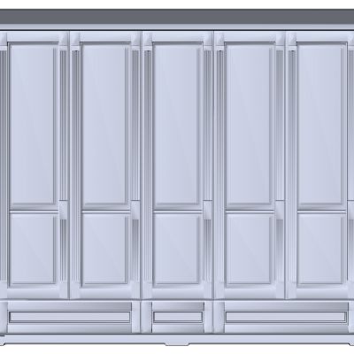 简欧式北欧衣柜