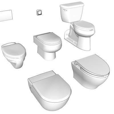 现代欧式智能马桶