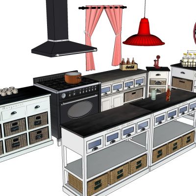 工业风厨房厨柜