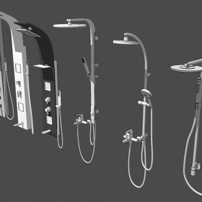现代智能淋浴花洒