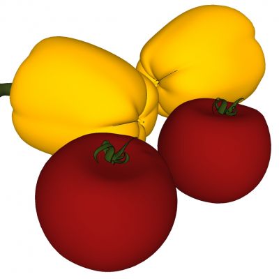 蔬菜青椒番茄西红柿