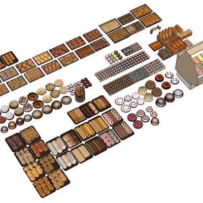 当糕店蛋糕托盘甜点面包生日蛋糕食品食物