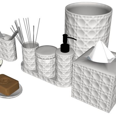 牙刷洗漱用品纸巾盒香皂卫浴用品组合