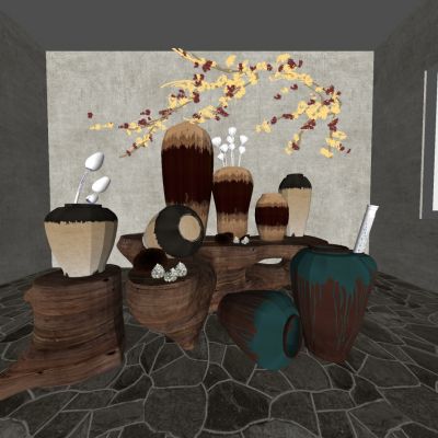 新中式陶罐陶瓷罐子瓶子