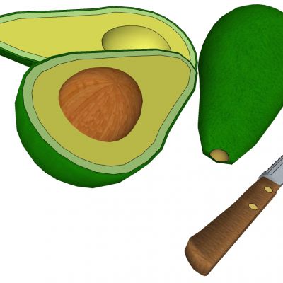 水果牛油果水果刀刀子