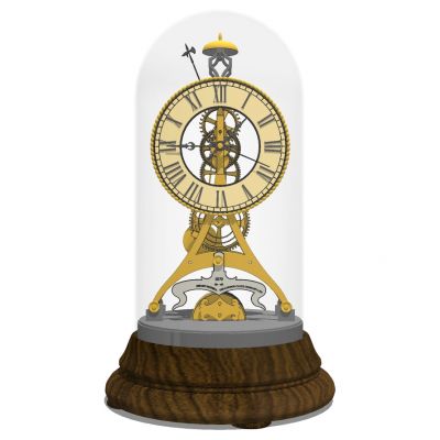 欧式齿轮钟摆摆钟摆件