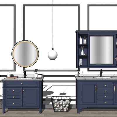 地中海田园简欧洗手台