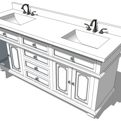 欧式美式洗手台