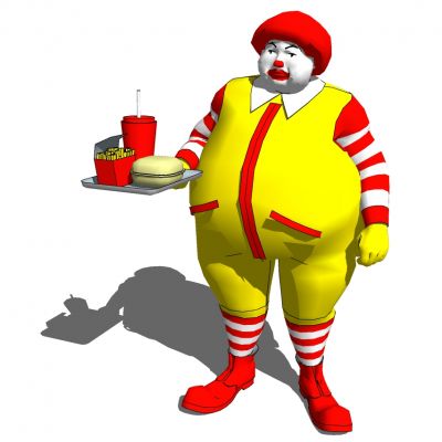 马戏小丑人物演员