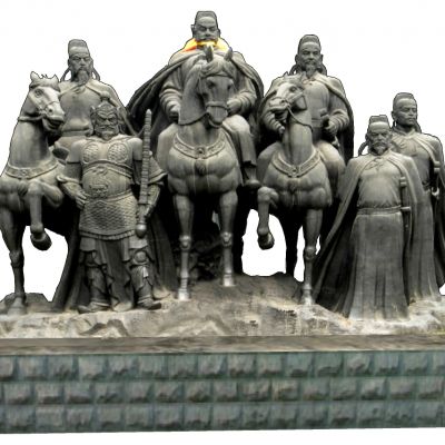 唐太宗古典人物雕塑雕像