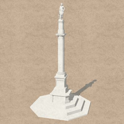 哥伦布圆环中心人物雕塑