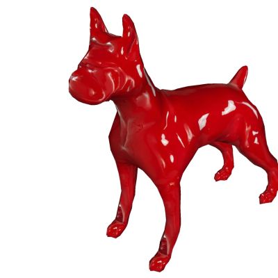 旺旺狗雕塑