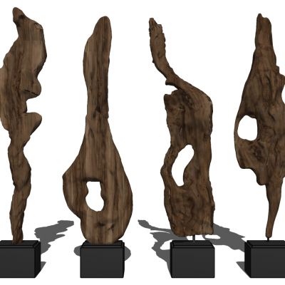 根雕摆件