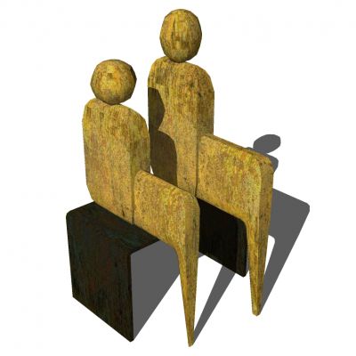 抽象人物雕像雕塑