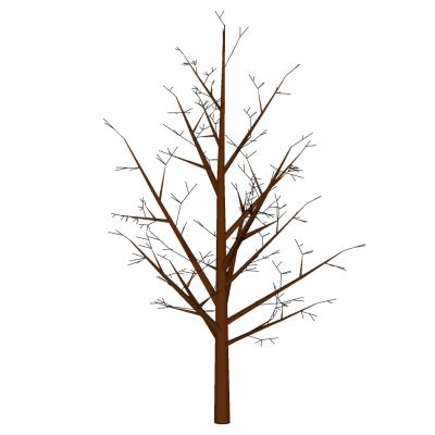 枯树树枝干枝树干摆件