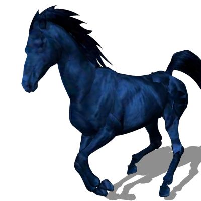 骏马飞马动物雕塑