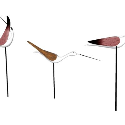 鹤丹顶鹤仙鹤动物雕塑