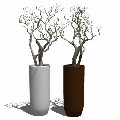 新中式干枝花瓶摆件饰品