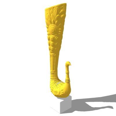 孔雀动物雕塑摆件