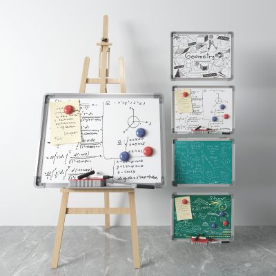 现代白板 黑板 画具