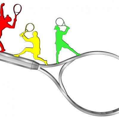 运动人物网球人物雕塑雕像