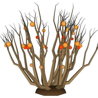 枯树树枝干枝树干摆件