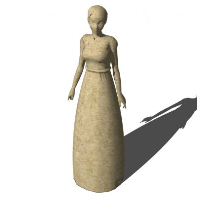 女人人物雕塑雕像