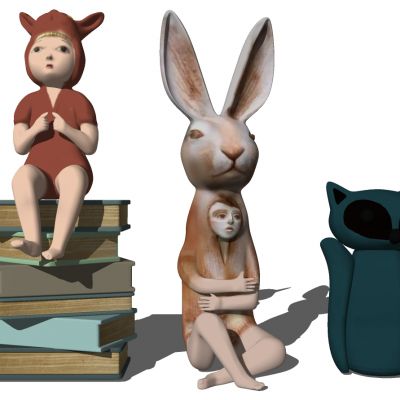 现代儿童房玩具摆件