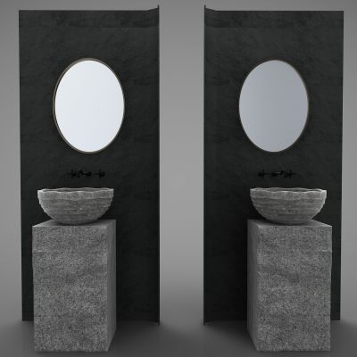 现代风格洗手台