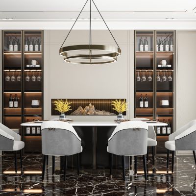 新中式家居餐厅