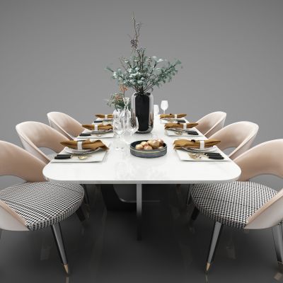 现代风格餐桌