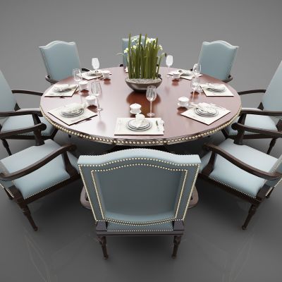 欧式风格餐桌