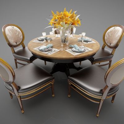 欧式风格餐桌