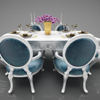 欧式风格餐桌