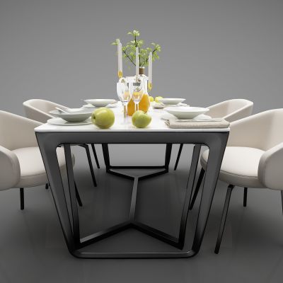 现代风格餐桌