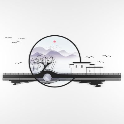 新中式装饰墙饰