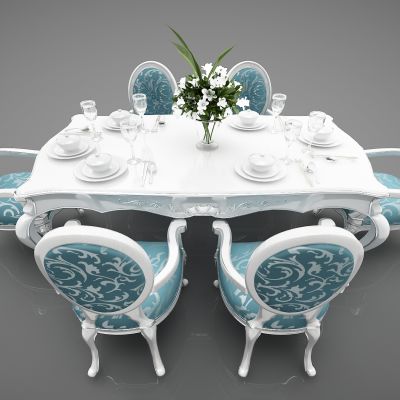 欧式风格餐桌