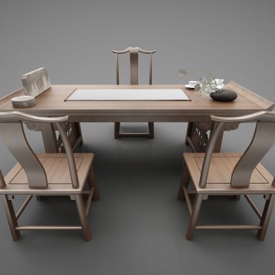 新中式风格书桌