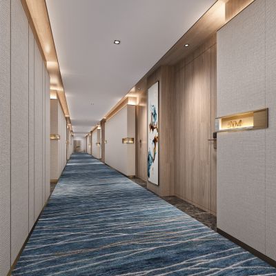 艾巴优-2020VIP学员投稿作品-现代酒店客房过道