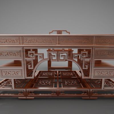 新中式风格书桌